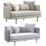 Диван Minotti Torii Leather Beige - ED-MONTE