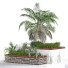Plantas y decoración Conjunto de Caja Exterior e Interior 325 - unisjamavari