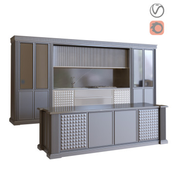 Cocina  Black Enzo Modelo 3D
