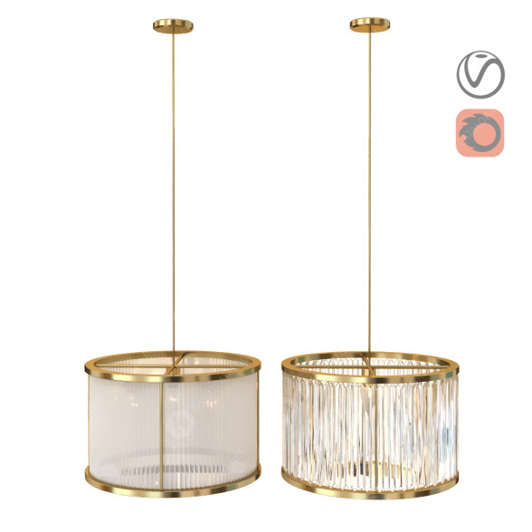 Lámparas colgantes Cristal Modelo 3D