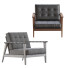 Fotel Century Modern The Mid Century Show Wood Leather - ED-MONTE