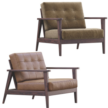 Sessel Century Modern The Mid Century Show Wood Brown
