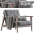 Sessel Century Modern The Mid Century Show Wood Gray - ED-MONTE