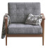Sessel Century Modern The Mid Century Show Wood Gray - ED-MONTE