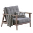 Sessel Century Modern The Mid Century Show Wood Gray - ED-MONTE