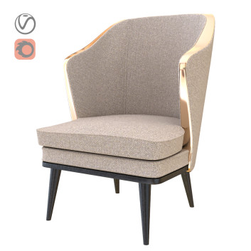 Sillón  Cream Modelo 3D