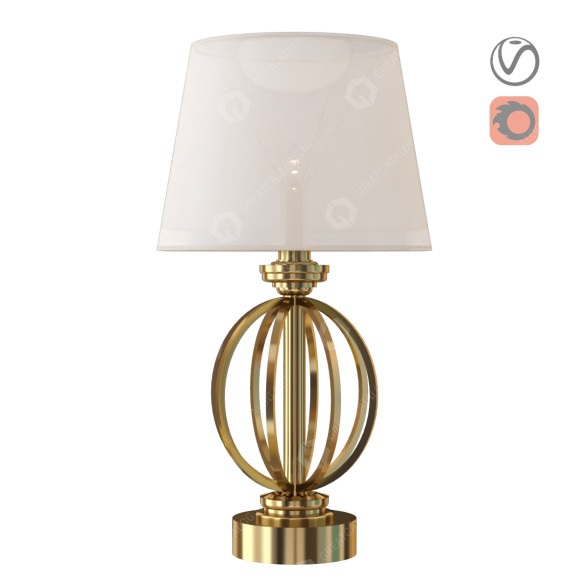 Lampe à poser Elstead Circle Aegean modèle 3D