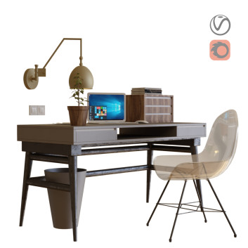 Espacio de trabajo Conjunto 7 Modelo 3D