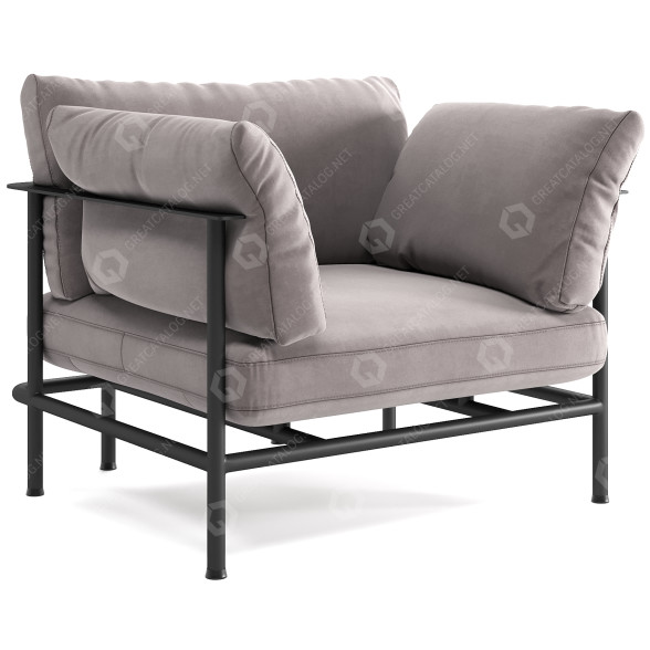Sillón Potocco Elodie Modelo 3D