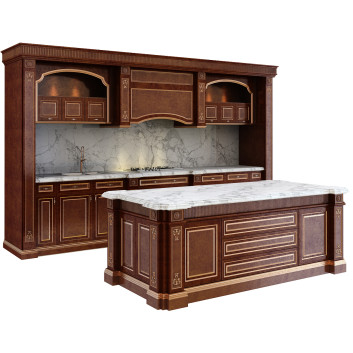 Cocina  Classice Wooden Modelo 3D