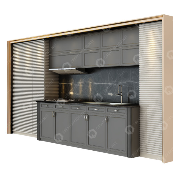 Kuchnia Gray 3 model 3D