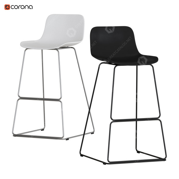 Hoker barowy Concepto Petal model 3D
