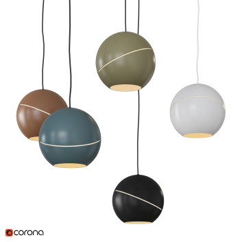 Lámpara colgante  Sliced Sphere Modelo 3D