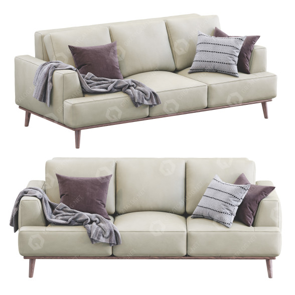 Sofa Modern Leather model 3D