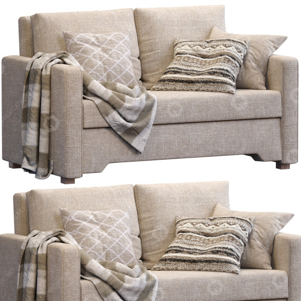 Sofa IKEA Bekkseda model 3D