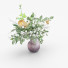 Bukiet Flowers and Plants in Vase - vizz.n3d