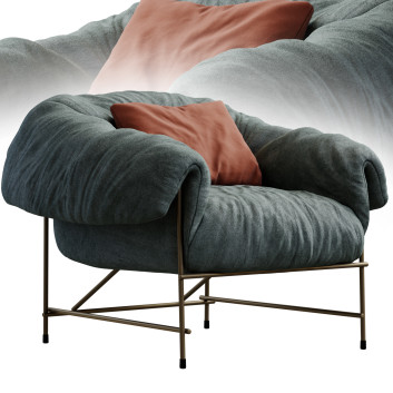 Sessel  Ditre Italia Octavia 3D-Modell