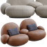Sofa Gubi Pacha 2-Seater - Navasard