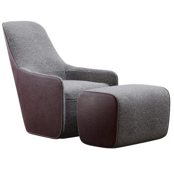 Крісло та пуф Walter Knoll Foster 520