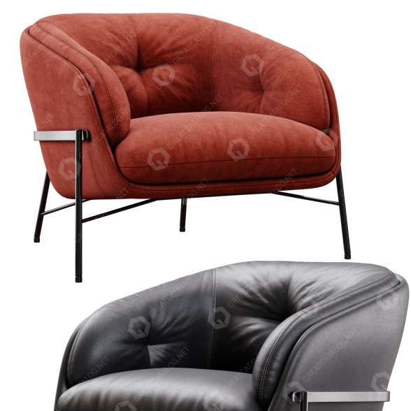 Sessel Nicoline Fashion 3D-Modell