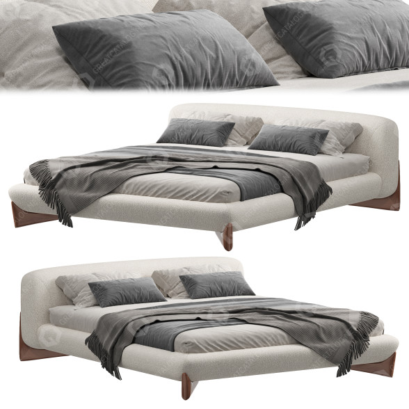Cama Porada Softbay Modelo 3D