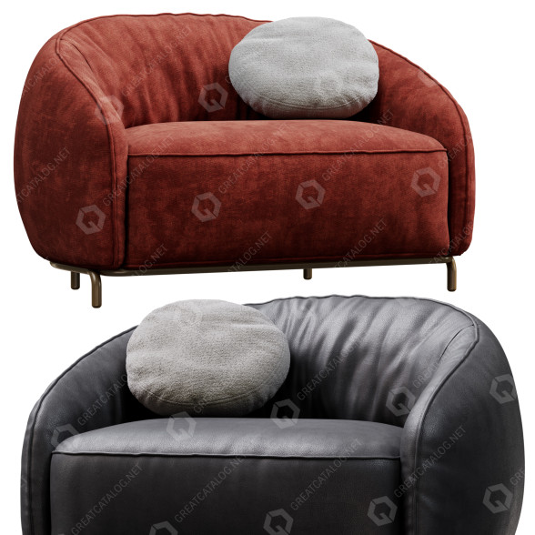 Sessel Nicoline Nest 3D-Modell