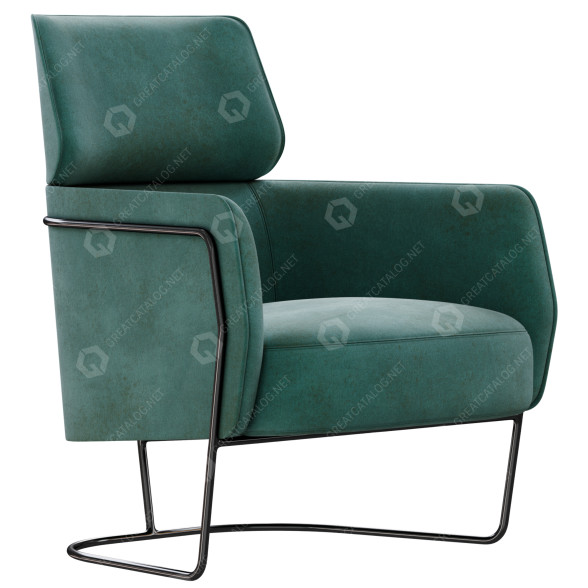 Sillón Giulio Marelli Nest Modelo 3D