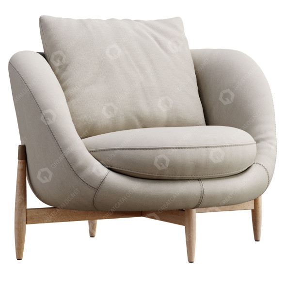 Sillón Linteloo Heath Modelo 3D