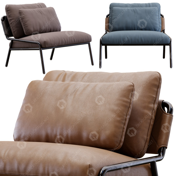 Sessel Meridiani Zoe 3D-Modell