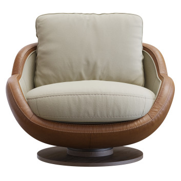 Armchair Tecninova Contemporary Swivel Model 1744