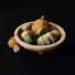 Овочі Bowl Red With Pumpkins Set 2 - vasy3359