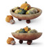 Овочі Bowl Red With Pumpkins Set 2 - vasy3359