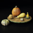 Овощи Bowl Yellow With Pumpkins Set 3 - vasy3359