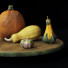 Овощи Bowl Yellow With Pumpkins Set 3 - vasy3359