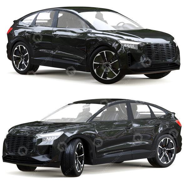 Car Audi Q4 3D model