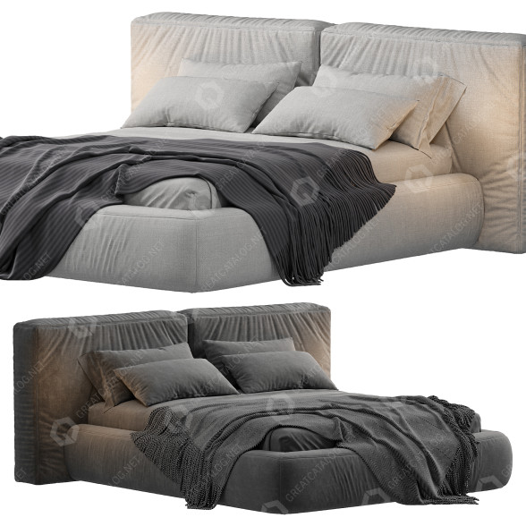 Ліжко Bonaldo Fluff 3D модель