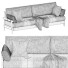 Sofá Cadde Yildiz Etro - 3dcloudd