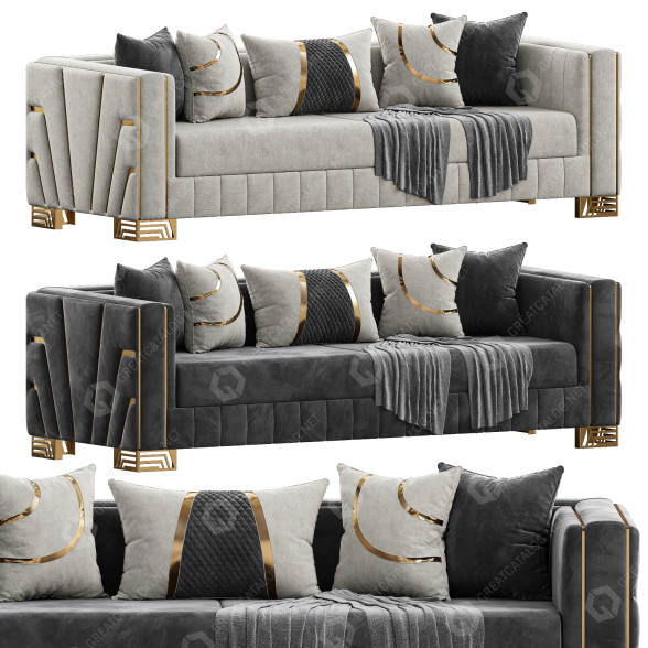 Sofa Cadde Yildiz Hermes 3D model