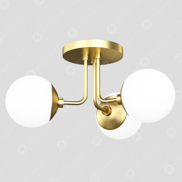 Светильник Stella Milk Glass Globe 3D модель