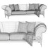 Sofá Cadde Yildiz Marina Lux V2 - 3dcloudd