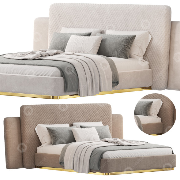 Cama Opera Contemporary Sheila Modelo 3D