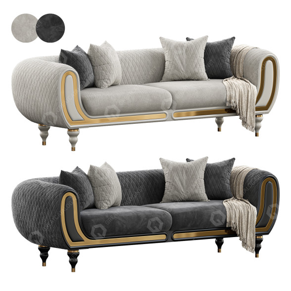 Sofá Cadde Yildiz Gusto Chester Modelo 3D
