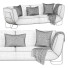 Диван Cadde Yildiz Radius - 3dcloudd