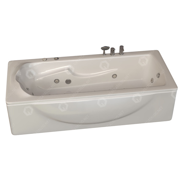 Whirlpool-Badewanne Ariana 770 3D-Modell