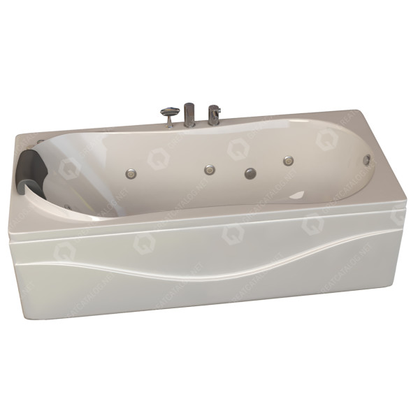 Baignoire balnéo Ariana 780 modèle 3D