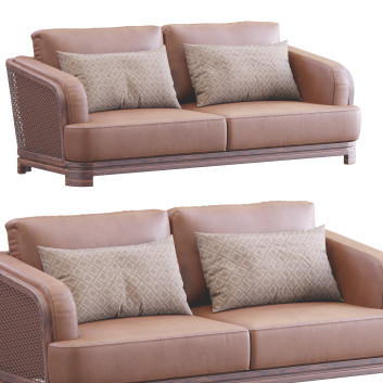 Sofa  Borial Leather Model 3D