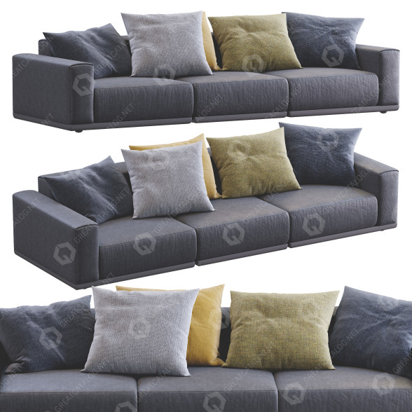 Sofa Xyz Leather 3D model