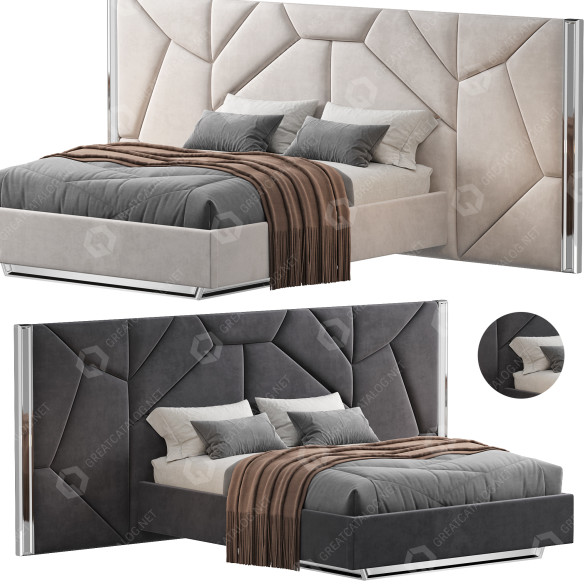Bett Montreal Luxury 3D-Modell