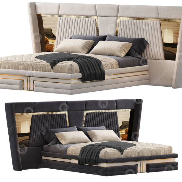 Ліжко Hermes Modern 3D модель
