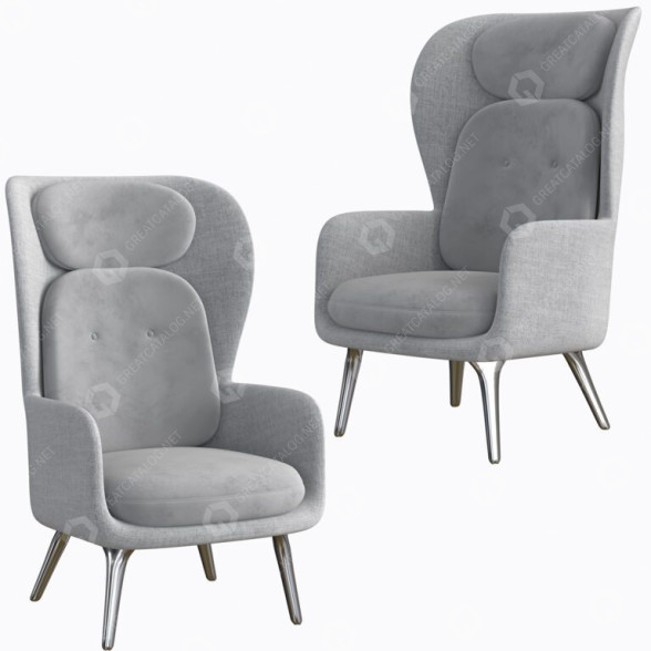 Крісло Fritz Hansen Ro by Jaime Hayon 3D модель